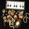LARGE COLLECTION OF ART DECO STYLE PEARL JEWELRY PIC-2