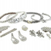 LARGE COLLECTION OF JEWELRY STERLING SILVER ITEMS PIC-8