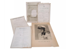 LOT OF ITALIAN HANDWRITTEN DOCUMENTS AND PHOTOS