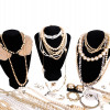 A LARGE LOT OF RETRO AND VINTAGE PEARL JEWELRY PIC-1