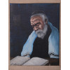 JUDAICA PAINTING ON CANVAS AND DRAWING ON WOOD PIC-1