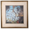 VINTAGE ART TWO OIL JERUSALEM ABSTRACT PAINTINGS PIC-2