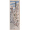 THREE JUDAICA ISRAELI MIXED MEDIA PAINTINGS SIGNED PIC-1