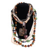A LARGE COLLECTION OF COSTUME JEWELRY NECKLACES PIC-4
