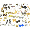 A LARGE COLLECTION OF COSTUME JEWELRY EAR RINGS PIC-1