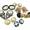 A LARGE COLLECTION OF COSTUME JEWELRY EAR RINGS PIC-2