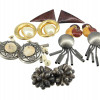 A LARGE COLLECTION OF COSTUME JEWELRY EAR RINGS PIC-3