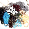 A LARGE COLLECTION OF COSTUME JEWELRY NECKLACES PIC-2