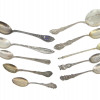 TEN AMERICAN STERLING SILVER SPOONS HALLMARK SET PIC-0