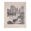 TWO VINTAGE ARCHITECTURAL PRINTS BY JAN E. TAKARO PIC-2