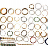 A LARGE COLLECTION OF COSTUME JEWELRY BRACELETS PIC-1