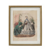 ANTIQUE 1862 VICTORIAN FASHION LITHOGRAPH PRINT PIC-0