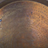 VINTAGE MID CENTURY CHINESE ETCHED BRASS TRAY PIC-4