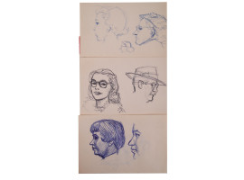 AMERICAN INK PAINTINGS SKETCHES BY BILL FRACCIO