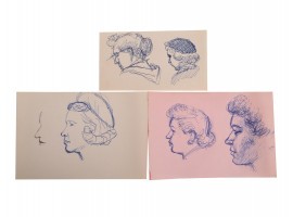 AMERICAN INK PAINTINGS SKETCHES BY BILL FRACCIO