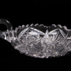 ANTIQUE AMERICAN CUT GLASS CRYSTAL CANDY DISH PIC-1