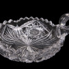 ANTIQUE AMERICAN CUT GLASS CRYSTAL CANDY DISH PIC-0