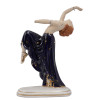 JAPAN ART DECO PORCELAIN MORIYAMA DANCER FIGURINE PIC-0