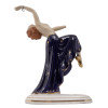 JAPAN ART DECO PORCELAIN MORIYAMA DANCER FIGURINE PIC-3