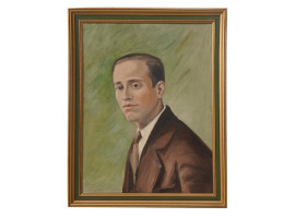 OIL PAINTING MAN PORTRAIT SIGNED BY A VERTUCCI