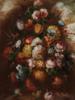 MID CENTURY DUTCH SIGNED FLORAL OIL PAINTING PIC-1