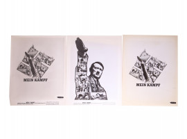 THREE ORIGINAL MEIN KAMPF PRESS POST PHOTO PRINTS