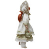 A EUROPEAN BISQUE PORCELAIN RED HAIRED DOLL PIC-1