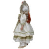 A EUROPEAN BISQUE PORCELAIN RED HAIRED DOLL PIC-2