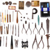 LOT OF CLOCK AND WATCHES TOOLS AND SUPPLY PIC-0