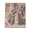 ANTIQUE ENGRAVING BY N CHAPERON AFTER RAPHAEL PIC-0