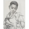 JAMAICAN LITHOGRAPH CHILD BY J MACDONALD HENRY PIC-1