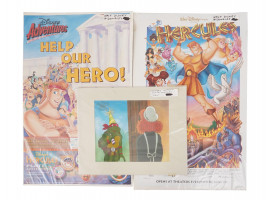 DISNEY CARTOON ART POSTERS HERCULES NINJA TURTLES