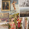 A LARGE LOT OF VINTAGE AND ANTIQUE POSTCARDS PIC-3
