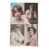 LARGE COLLECTION ART DECO NOUVEAU STYLE POSTCARDS PIC-5