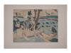 VINTAGE JAPANESE UKIYO E COLOR WOOD BLOCK PRINT PIC-0