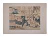 VINTAGE JAPANESE UKIYO E COLOR WOOD BLOCK PRINT PIC-0