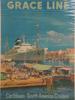 ORIGINAL 1957 GRACE LINE ADS TRAVEL POSTER PIC-1