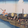 ANTIQUE JAPAN PERRY EXPEDITION COLOR LITHOGRAPH PIC-1