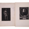 PAIR ANTIQUE EUROPEAN ETCHINGS OF MALE PORTRAITS PIC-0