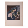 PAIR OF ANTIQUE HAND COLORED RELIGIOUS ETCHINGS PIC-1