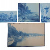 ANTIQUE 1906 AMERICAN CYANOTYPE PRINTS WYOMING PIC-0