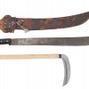 VINTAGE MACHETE AND JAPANESE KAMA SICKLE PIC-2