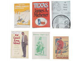 SIX VINTAGE AMERICAN NOVEL BOOKS COLLECTION