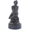 BRONZE SCULPTURE MALE NUDE PAUL ANGE NOCQUET PIC-0