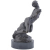 BRONZE SCULPTURE MALE NUDE PAUL ANGE NOCQUET PIC-2