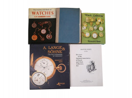 FIVE VINTAGE BOOKS ON WATCHMAKING AND COLLECTING