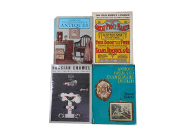 FOUR VINTAGE BOOKS ANTIQUES AND ENAMEL ART