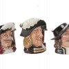 THE THREE MUSKETEERS ROYAL DOULTON CERAMIC JUGS PIC-0