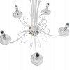 CLASSIC STYLE CEILING HANGING WHITE CHANDELIER PIC-3