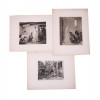 THREE ANTIQUE HISTORICAL ART PHOTOGRAVURES PIC-0